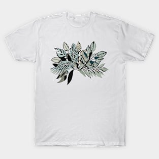 botanical sketch of leaves or flowers T-Shirt